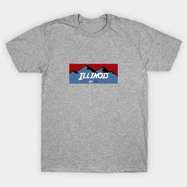 Illinois Mountains T-Shirt by AdventureFinder